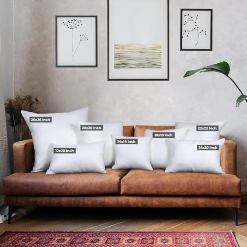 Utopia Bedding Throw Pillows Set of 1 White 12 x 20 Inches Down Alternative Pillows for Bed Sofa and Couch Fluffy Decorative Stuffer Pillow for Indoors Outdoors - Image 3