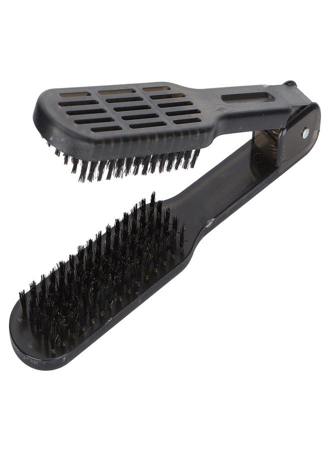 Chazcool Clamp Brush, Double Brush for Hair Straightening, Hair Styling Clips for Smoothing and Straight Styles - Image 5