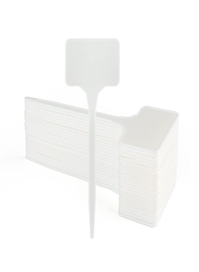 KINGLAKE 50 Pcs Thick Plastic Plant T-Type Tags 6" Large Nursery Garden Labels - Image 1