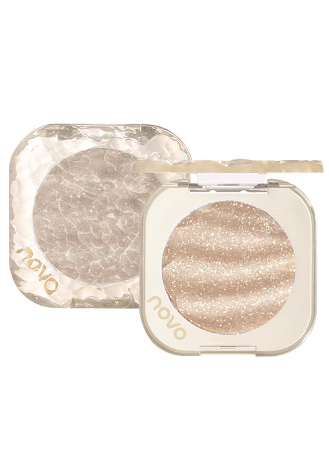 Phantom Light Sensing Stereoscopic Highlighter, Face Highlighter Palette, Shiny Glitter Shimmer Body Base Illuminator, Lasting Lightweight Contour Concealer Highlight Powder for Face Body Cheek 4.7g
