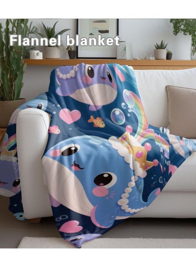general Wisdom Fairy (latest) flannel thin blanket (warm and comfortable, suitable for sleep, game use, dust and sandproof) 150cm*200cm - 62 - Image 4