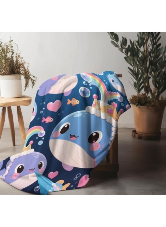 general Wisdom Fairy (latest) flannel thin blanket (warm and comfortable, suitable for sleep, game use, dust and sandproof) 150cm*200cm - 62 - Image 3