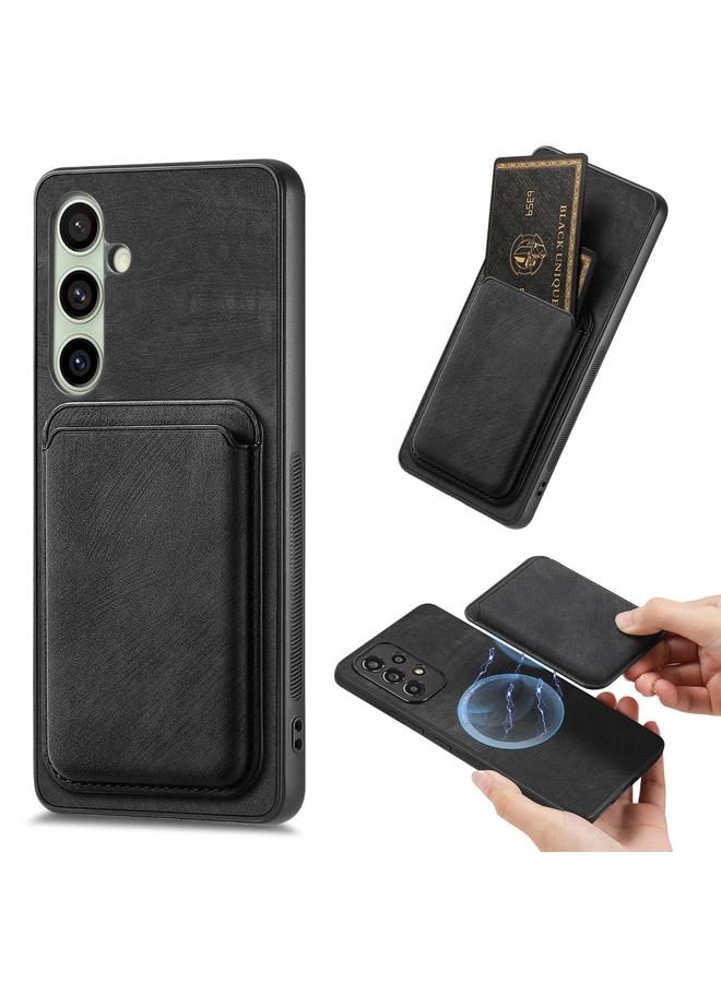 S-TOP Case For Samsung Galaxy A56 5G Retro Leather Card Bag Magnetic Phone Case - Image 1