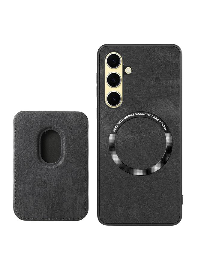 S-TOP Case For Samsung Galaxy A56 5G Retro Leather Card Bag Magnetic Phone Case - Image 3