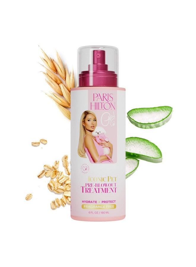 Paris Hilton Paris Hilton Fragrance-Free Dog & Pet Blowout Conditioning Spray - Hypoallergenic, Sulfate-Free Grooming Treatment for Frizz Control, Soft Coats, Detangling & Show Ready Fur Styling 6oz - Image 1