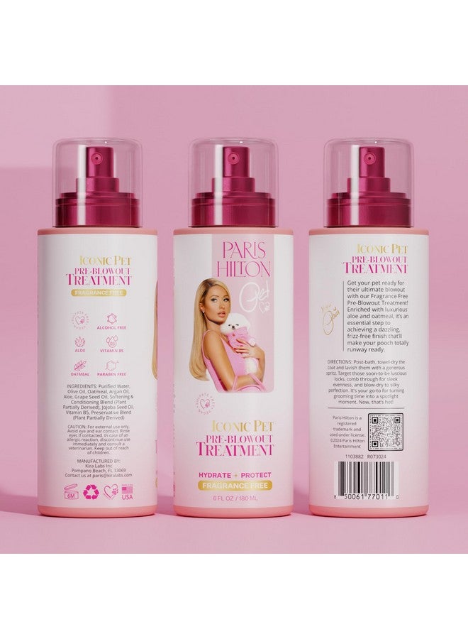 Paris Hilton Paris Hilton Fragrance-Free Dog & Pet Blowout Conditioning Spray - Hypoallergenic, Sulfate-Free Grooming Treatment for Frizz Control, Soft Coats, Detangling & Show Ready Fur Styling 6oz - Image 2