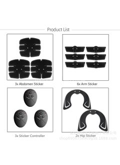 EMS Black Technology Lazy Muscle Exercise Abdominal Muscle Sticker Home Body Slimming Fitness Abdominal Massager MassagerFamily 14-piece set Family 14-piece set - pzsku/ZB667F8CF7E6491B21FDDZ/45/_/1723120595/0bbd2d5f-aa0d-4669-bee3-bd323053f30b