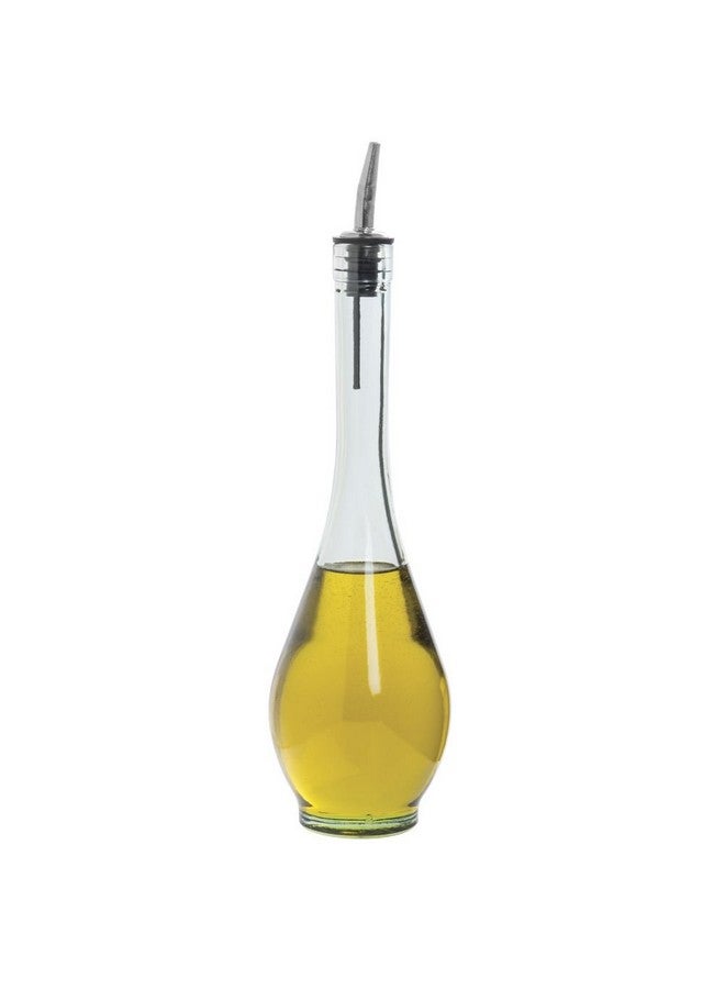 TableCraft H931 Siena 16 Oz. Green Tint Glass Oil Bottle - Image 3