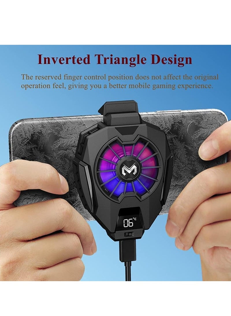 Phone Cooler, Mobile Cooling Fan without Noise, Cellphone Radiator for Mobile Games, Streaming, Tiktok  - Image 3