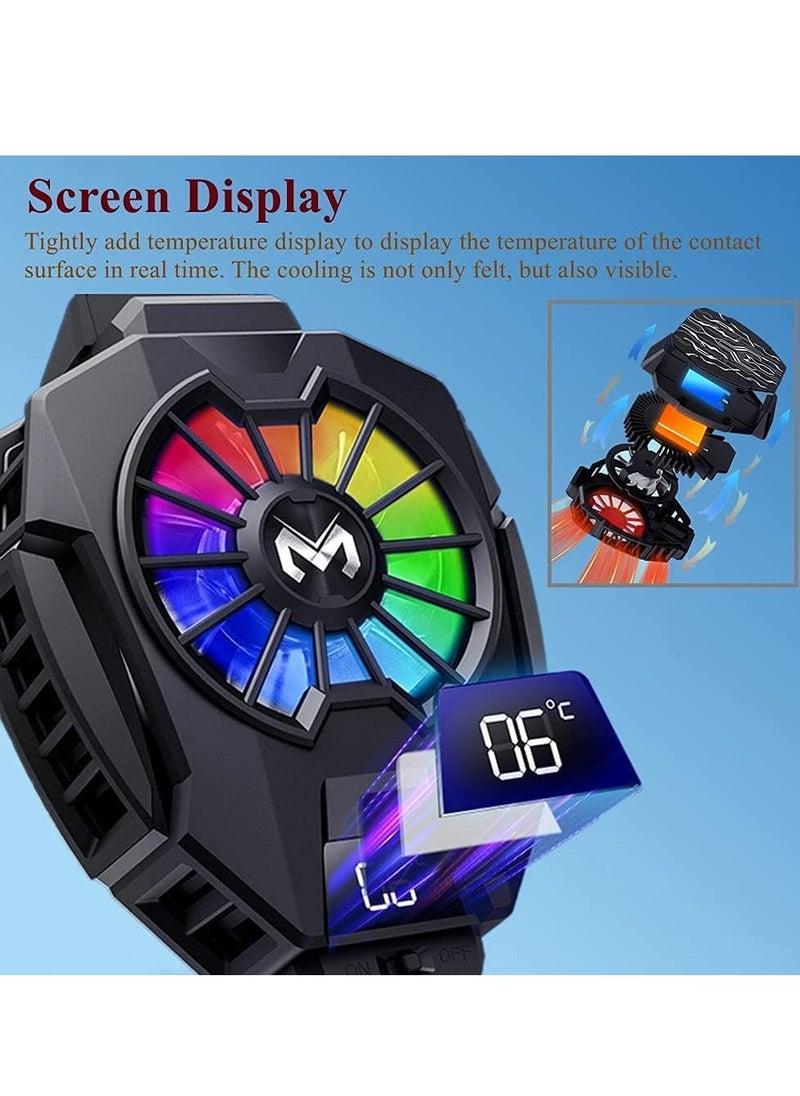 Phone Cooler, Mobile Cooling Fan without Noise, Cellphone Radiator for Mobile Games, Streaming, Tiktok  - Image 4