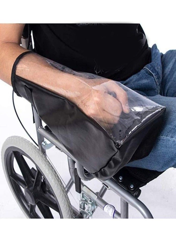غطاء واقي لعصا التحكم في الكرسي المتحرك الكهربائي - مقاوم للماء، حزام قابل للتعديل، مناسب لجميع أنواع الكراسي المتحركة الكهربائية