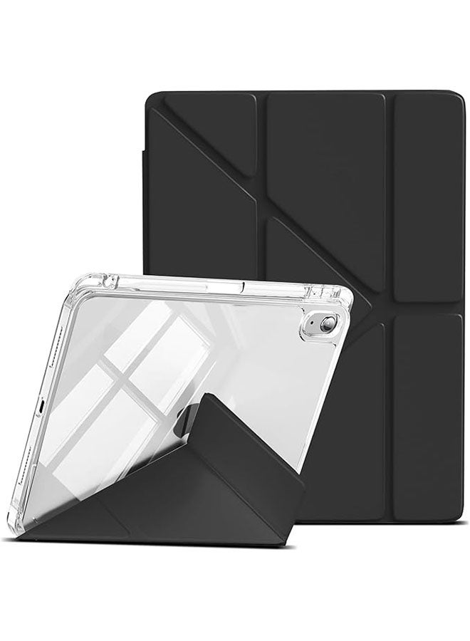 Y-Shaped Folding Stand Case for  iPad 10th Generation 10.9 inch 2022/iPad 11th Generation (A16) 11 inch 2025 Generation Cover, Magnetic Suction, Hidden Pen Storage, Supports Portrait and Landscape-Black - Image 1