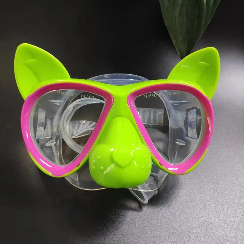 Soft Silicone Snorkel Goggles for Kids – Hypoallergenic Waterproof Eyewear with Wide Field Vision and Adjustable Strap for Sensitive Skin - Image 2