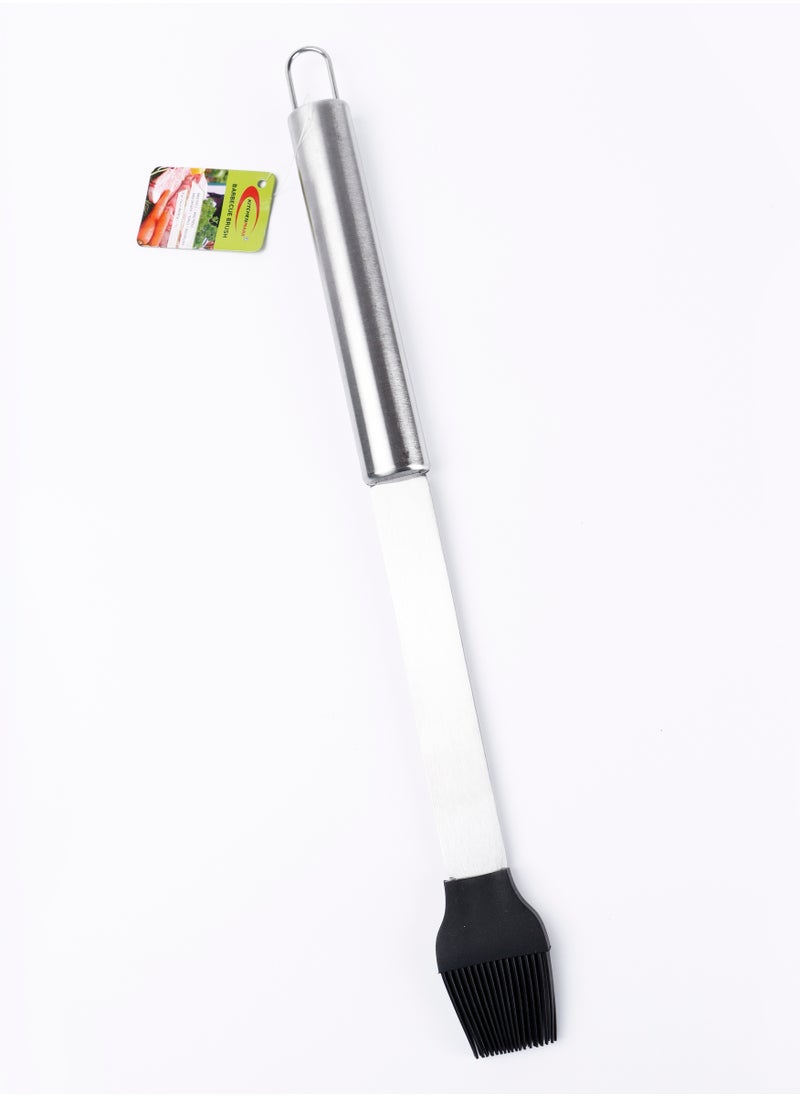 Kitchenmark Stainless Steel Barbecue BBQ Silicone Basting Brush 43cm  - Image 2