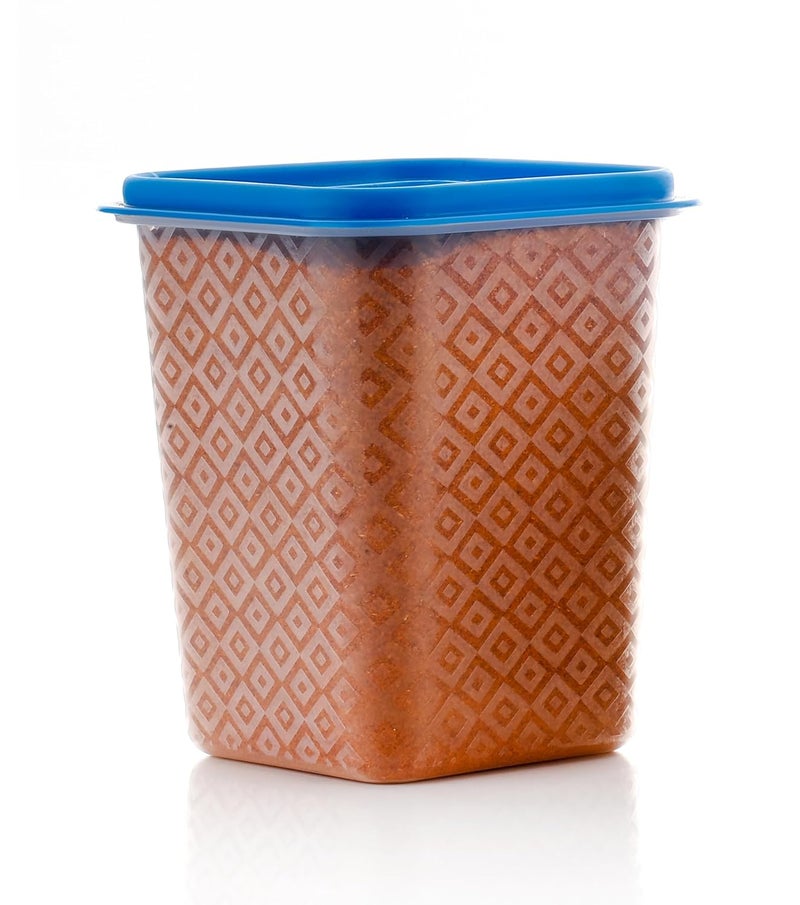 HINDSTAR Multipurpose Plastic Storage Jars and Kitchen Mate Classic Containers BPAFree Airtight Kitchen Container Set for Spices Grains and More Items Transparent 1000ML Set of 12 - Image 5