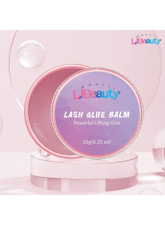 Libeauty Lash Lift Glue Balm Lash Lift Adhesive Strong Sticky Fruit Flavor Eyelash & Eyebrow Perm Glue Balm Brow Lamination Gel - Image 2
