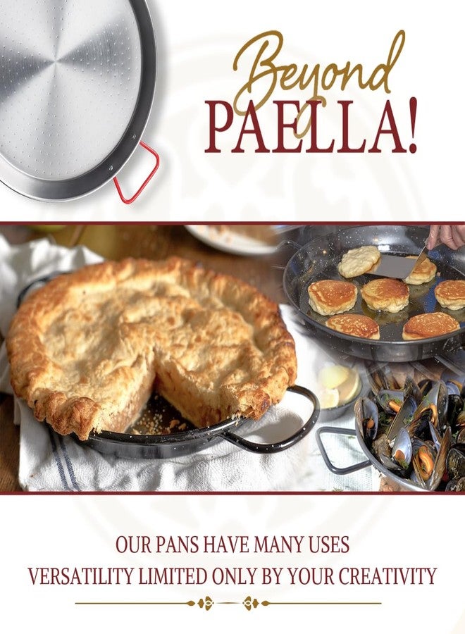 Garcima 15-Inch Carbon Steel Paella Pan, 38cm - Image 3