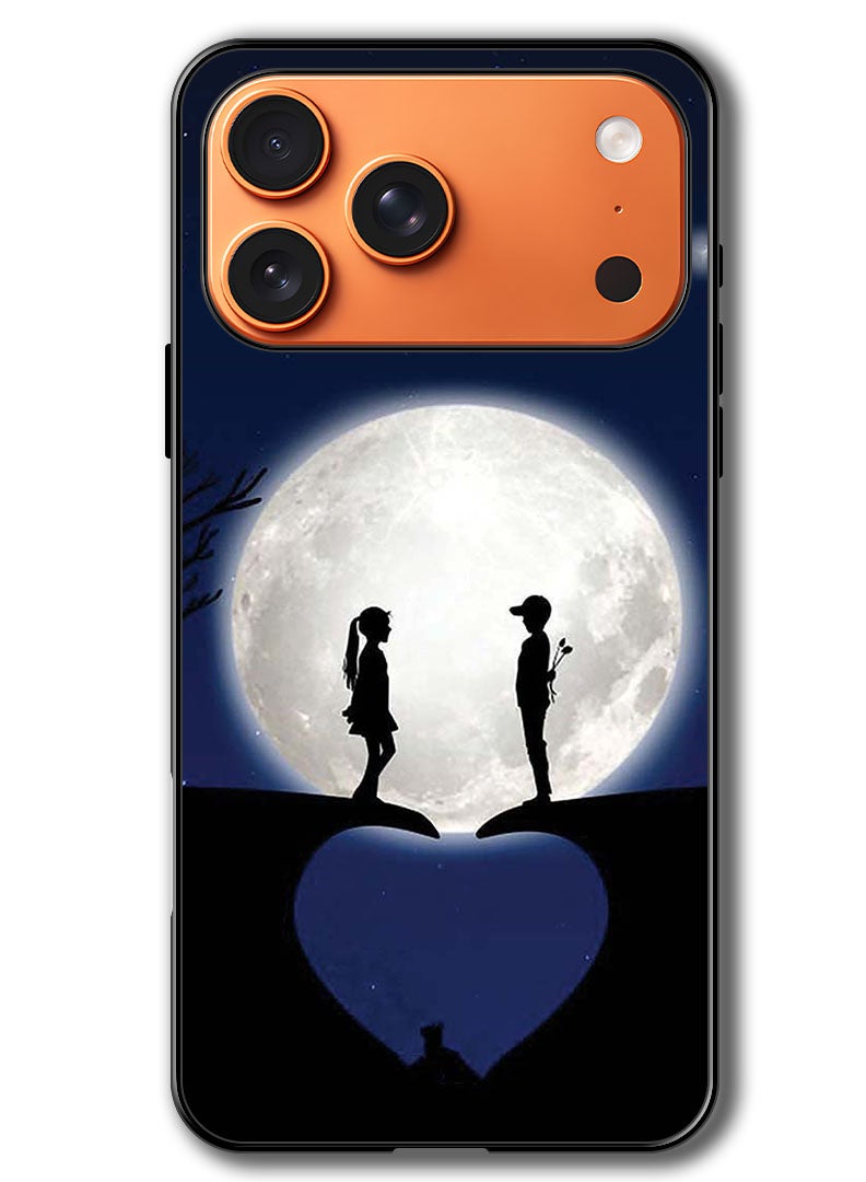 Theodor Case Compatible with Apple iPhone 17 Pro Max 6.9 Inch Protection Shockproof Bumper Cover Lovers On Hill - Image 1