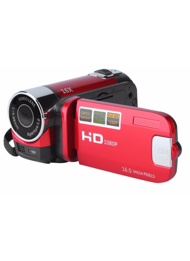 Generic English Manufacturers Produce HD100A HD Digital Camera 16 Million Pixels 1080p Camera-Body Color:Standard Red English European Standard  - Image 1