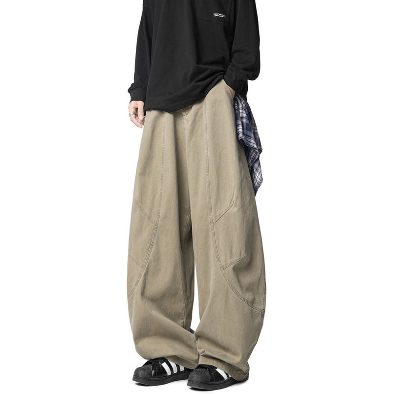 Unisex Classic Denim Jeans Loose Fit Daily Outdoor Wear - Image 1