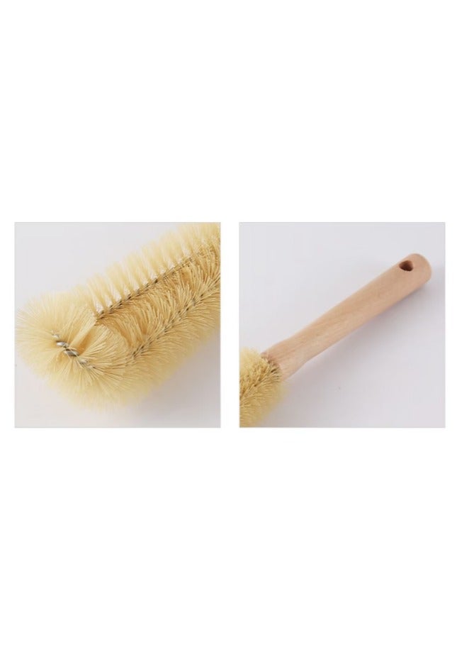 30+40cm 2pcs 1 pair,bottle brush,Long handle teacup water cup brush, thermos cup glass brush, cleaning bottle vase brush, bottle brush  - Image 3