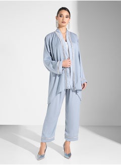 hayas closet Open Front Blouse & Pants Set  - Image 5