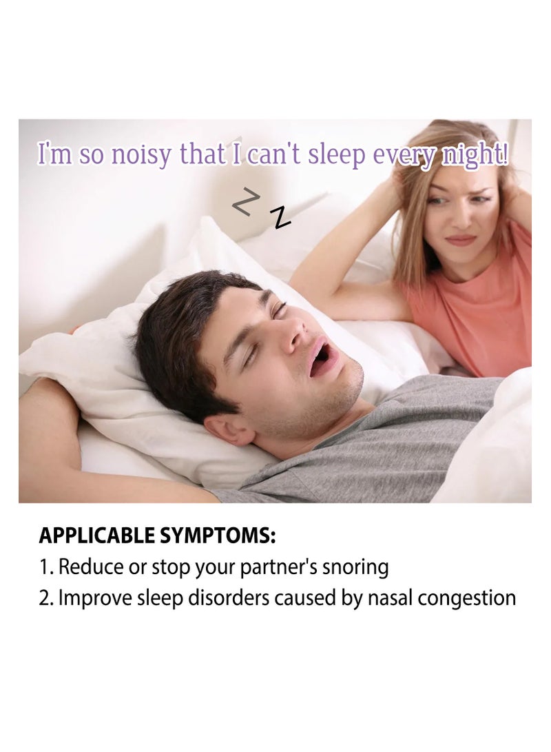 VIUAUAX Sleep Strips,120 Pcs Anti Snoring Mouth Tape,Universal Adjustable Stop Snoring Sleeping Aid For Snoring Women And Men.  - Image 5