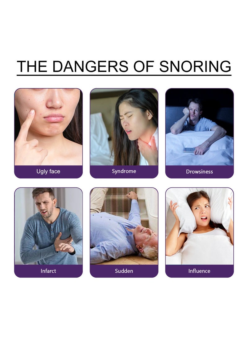 VIUAUAX Sleep Strips,120 Pcs Anti Snoring Mouth Tape,Universal Adjustable Stop Snoring Sleeping Aid For Snoring Women And Men.  - Image 4