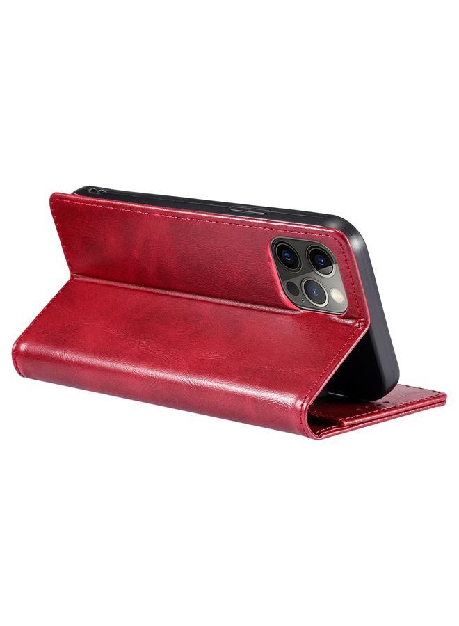 Zaboon Case For iPhone 12 / 12 Pro TTUDRCH RFID Retro Texture Magnetic Leather Phone Case - Image 4