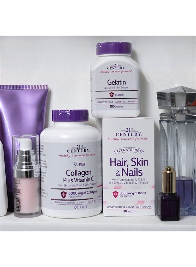 21st Century Gelatin 600mg, 100 Capsules - Image 4