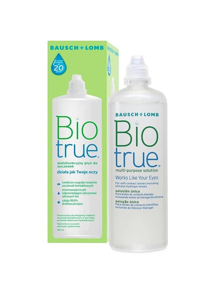 Biotrue Biotrue Multi-Purpose Solution 480ml  - Image 1