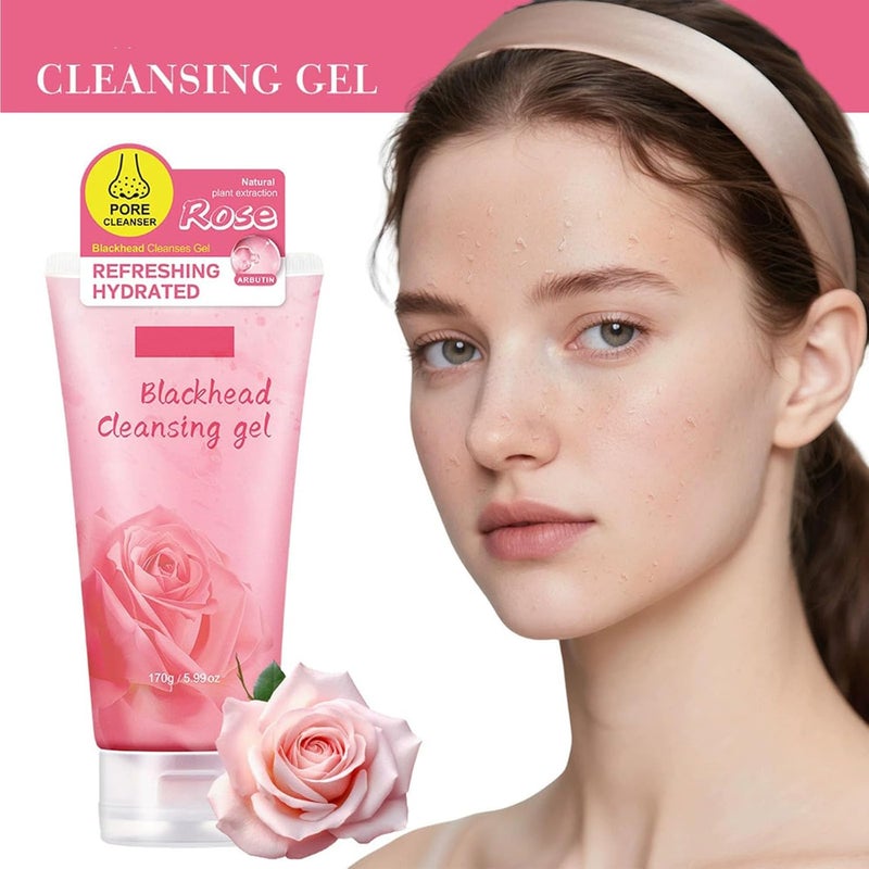 Classic design alternatives Rose Exfoliating Gel – Face & Body Exfoliating Gel, Gently Removes Dead Skin Cells, Unclogs Pores, Smooths Rough Skin, Hydrates Nourishes, Soothing Refreshing Suitable for All Skins 5.99 oz Globally popular universal design - Image 4