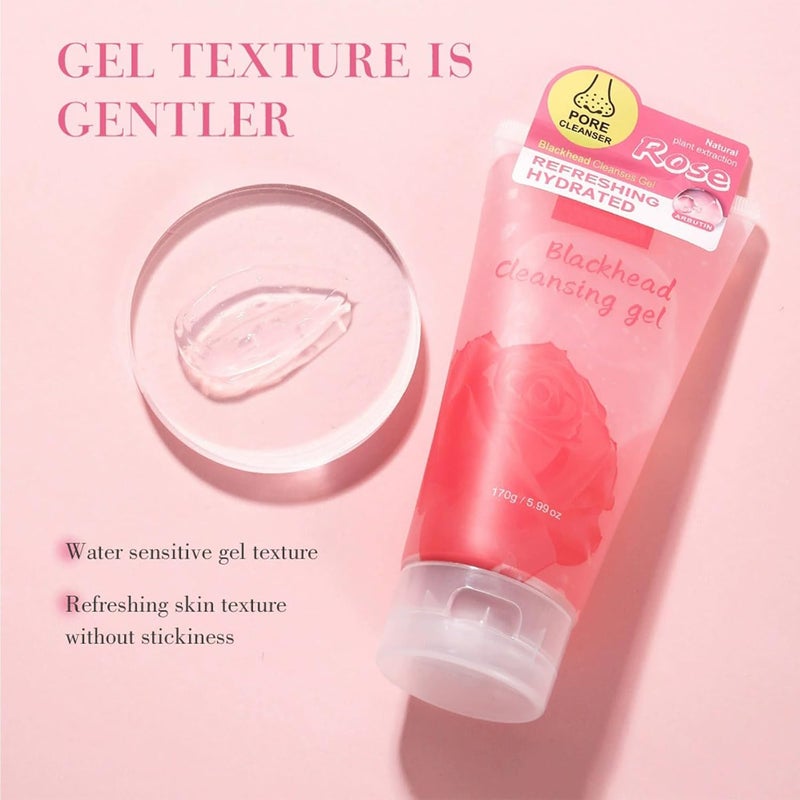 Classic design alternatives Rose Exfoliating Gel – Face & Body Exfoliating Gel, Gently Removes Dead Skin Cells, Unclogs Pores, Smooths Rough Skin, Hydrates Nourishes, Soothing Refreshing Suitable for All Skins 5.99 oz Globally popular universal design - Image 5