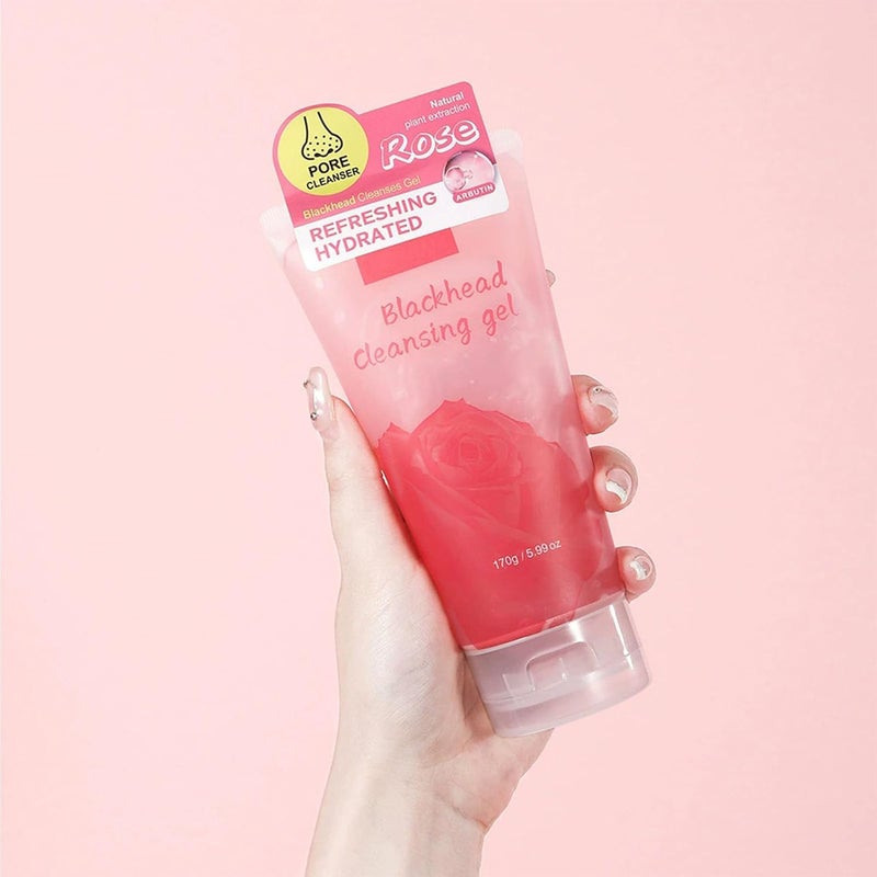 Classic design alternatives Rose Exfoliating Gel – Face & Body Exfoliating Gel, Gently Removes Dead Skin Cells, Unclogs Pores, Smooths Rough Skin, Hydrates Nourishes, Soothing Refreshing Suitable for All Skins 5.99 oz Globally popular universal design - Image 3
