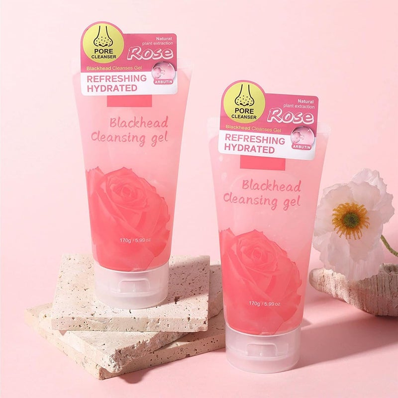 Classic design alternatives Rose Exfoliating Gel – Face & Body Exfoliating Gel, Gently Removes Dead Skin Cells, Unclogs Pores, Smooths Rough Skin, Hydrates Nourishes, Soothing Refreshing Suitable for All Skins 5.99 oz Globally popular universal design - Image 2