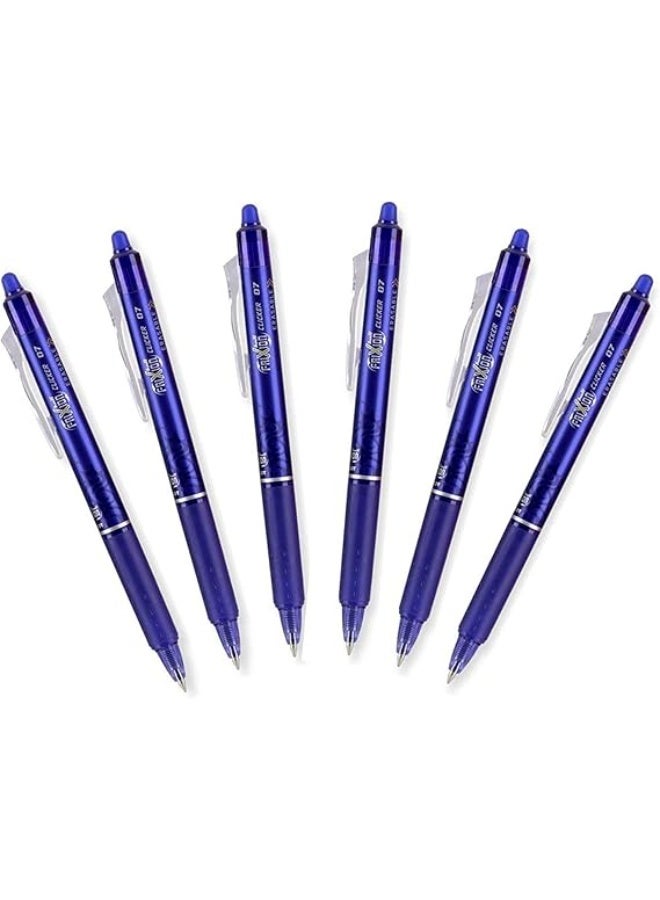 Pilot Frixion Clicker Erasable Pen Pack of 12 Pieces (Blue) - Image 1