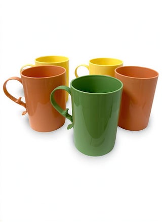 Yolo Set of 5 Plastic Mug 300ml each for tea and coffee - pzsku/ZB668ACEC4A922D26EFBBZ/45/_/1729093202/a5c01f9d-416d-4b6c-b8ec-ab2be130391c