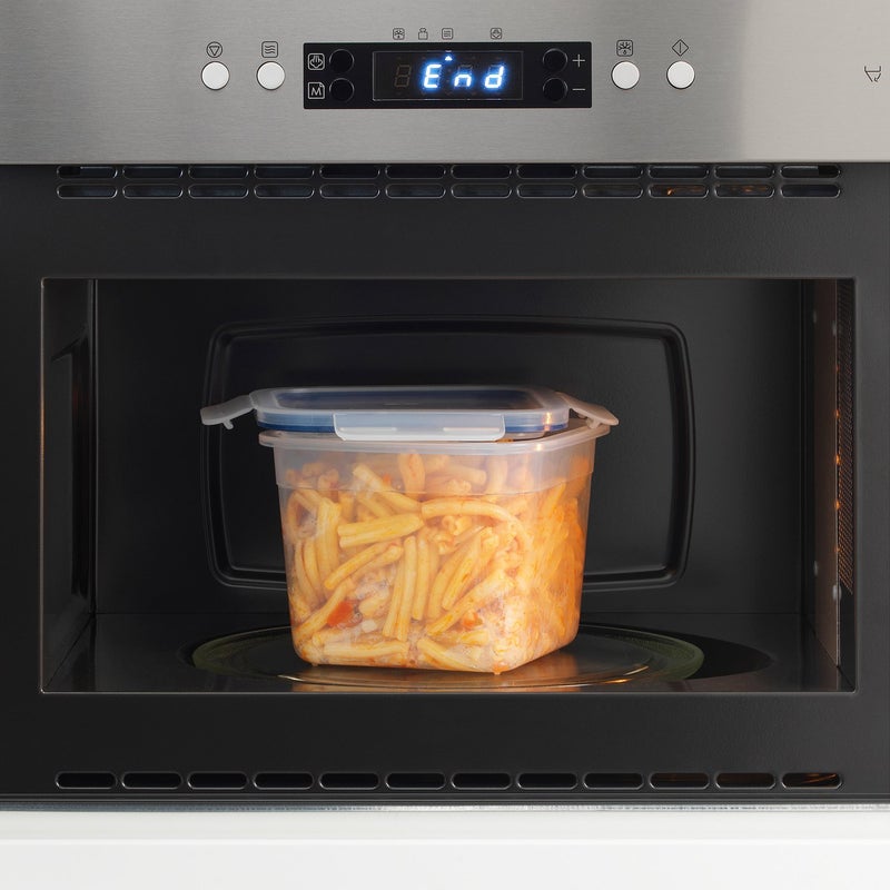 Baitique Food Container with Lid, Square, Plastic, 1.4 L - Image 4
