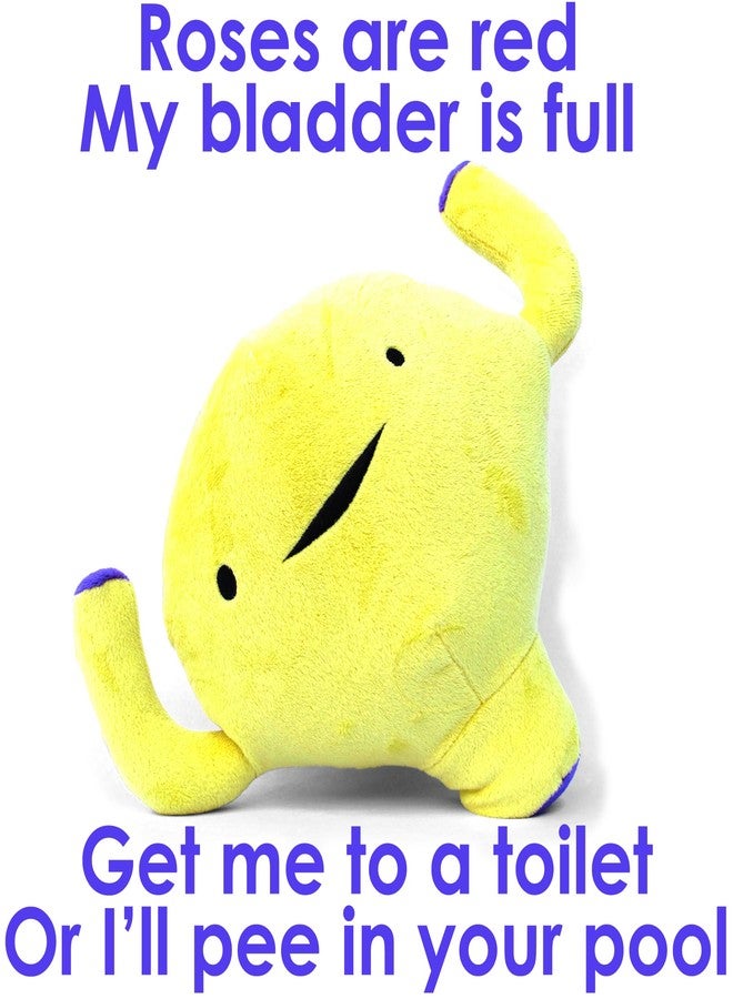 I Heart Guts Bladder Plush - Urine Great Hands - 9" | Potty Training Stuffed Toy | Gift for Bladder Cancer Patient, Surgery Recovery, Urology, UTI, Urologist, | Anatomy Pillow - Image 5