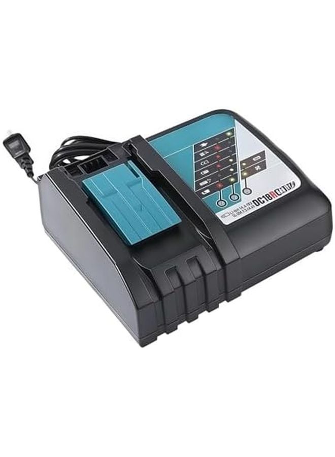 18V 6 0Ah High Capacity Rechargeable Battery With 3A Fast Charger Compatible With BL1830 BL1830B BL1840 BL1840B BL1850 BL1850B Power Tools - Image 1