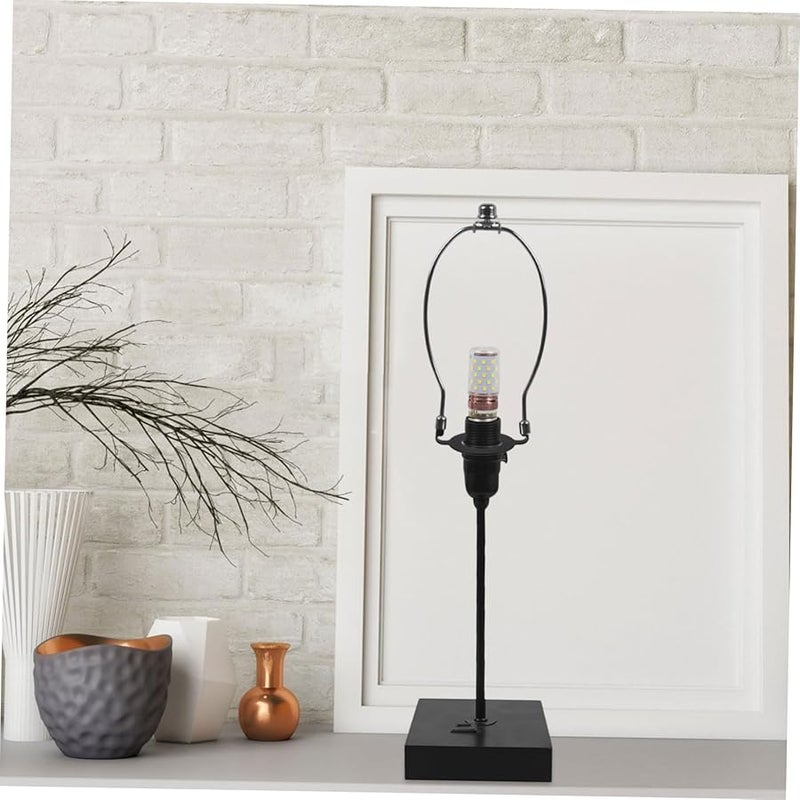 Black Lamp Shade Adapter Ring Set Of 5 Metal Fittings To Hold Lampshade 8X5 9X2CM - Image 4