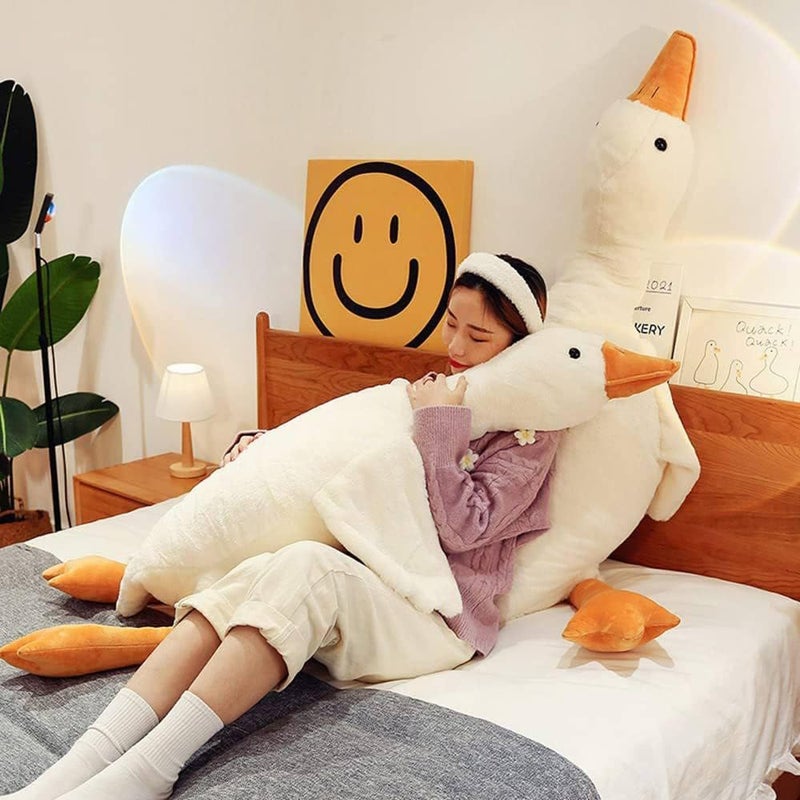 Generic Goose Shaped Pillow for Hug and Sleep, Multi Size for Comfort and Relaxation (120cm) - Image 4