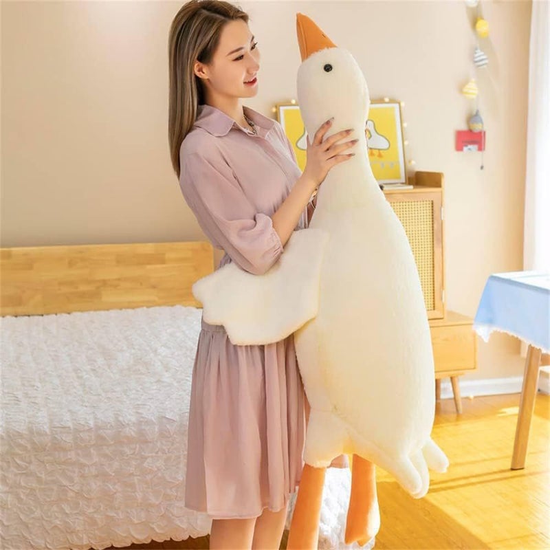 Generic Goose Shaped Pillow for Hug and Sleep, Multi Size for Comfort and Relaxation (120cm) - Image 1