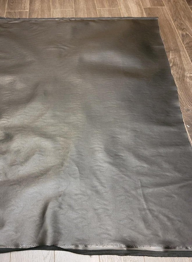 NAT LEATHERS نات ليذرز | قماش تنجيد من الجلد الصناعي الأسود يُباع بالمتر، جلد صناعي ناعم 0.8 مم (معتمد من بيتا كمنتج نباتي) نابا ناعم (أسود، متر واحد (36 بوصة × 54 بوصة)) - Image 5