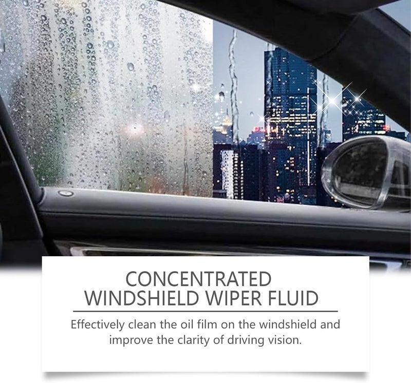 Makbeaty Windshield Washer,Windscreen Wash Concentrate, Windshield Wiper Fluid - Effective Windshields Cleaner for Clear Vision, Frost Protection, and Fresh Fragrance(237ml) - Image 3