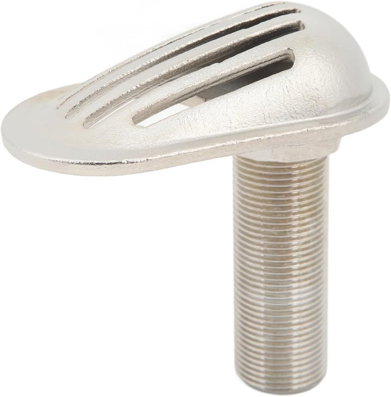 Marine Intake Strainer, Stainless Steel 316 Water Pickup Filter, Silver - Durable Marine Grade, Efficient, Ideal for Boats and Kayaks (3/4in) - Image 1