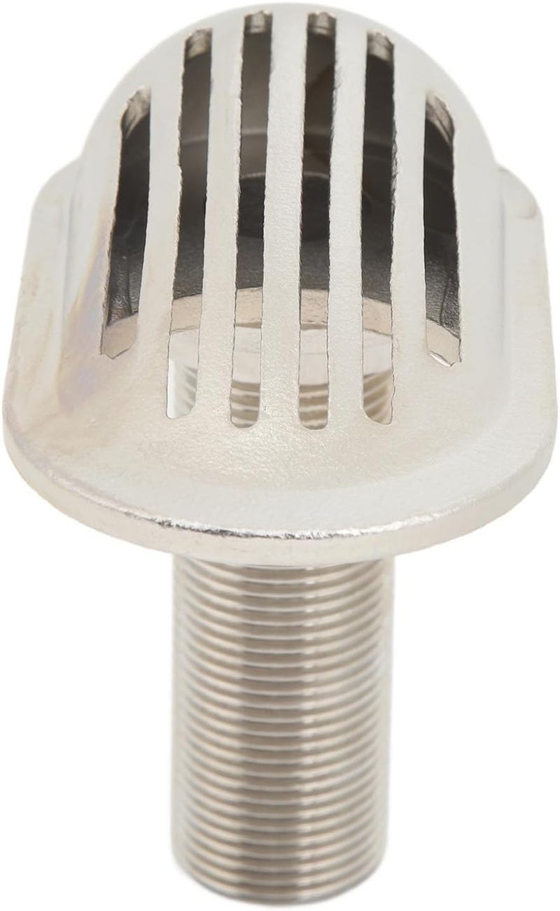 Marine Intake Strainer, Stainless Steel 316 Water Pickup Filter, Silver - Durable Marine Grade, Efficient, Ideal for Boats and Kayaks (3/4in) - Image 3