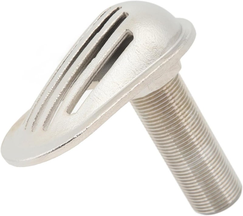 Marine Intake Strainer, Stainless Steel 316 Water Pickup Filter, Silver - Durable Marine Grade, Efficient, Ideal for Boats and Kayaks (3/4in) - Image 2