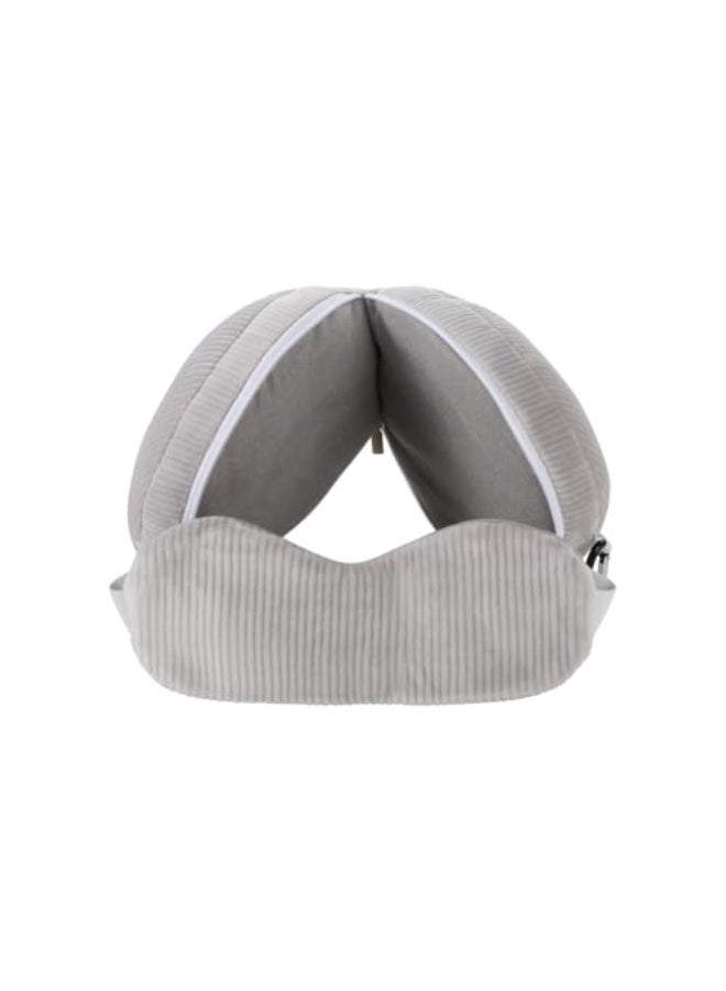 2 in 1 Travel Pillow with Eye Mask Cotton Sleeping Neck Pillow for Airplane Portable Plane Travel Accessories - Image 4
