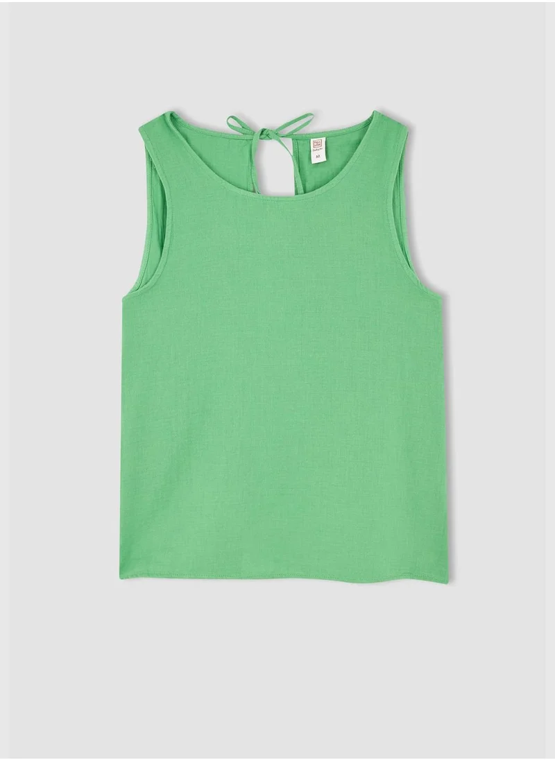 DeFacto Regular Fit Sleeveless Pyjama Top